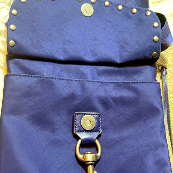 Rebecca Minkoff Nylon Flap Crossbody Bag Purse - Picture 4 of 9